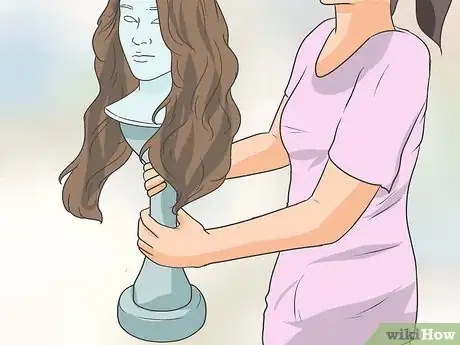 Imagen titulada Straighten a Synthetic Wig Step 15