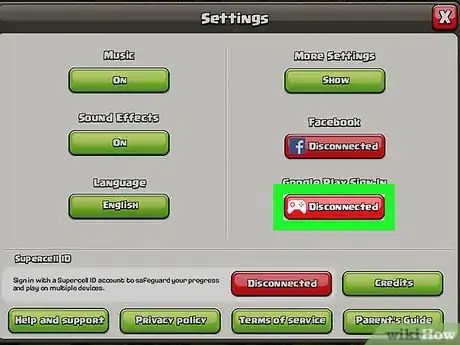 Imagen titulada Create Two Accounts in Clash of Clans on One Android Device Step 17