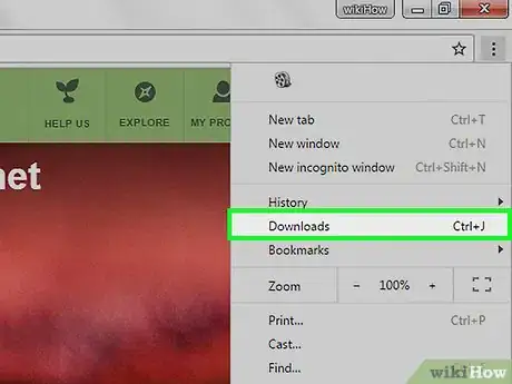 Imagen titulada Check Your Chrome Downloads Step 3