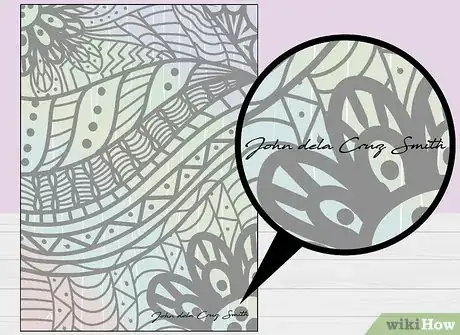 Imagen titulada Sign a Painting Step 5