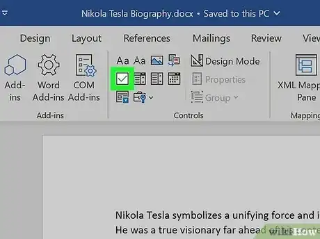 Imagen titulada Add a Check Mark to a Word Document Step 35