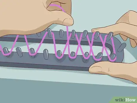 Imagen titulada Knit a Blanket on a Loom Step 9.jpeg