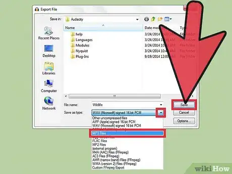 Imagen titulada Extract the Audio From an MPEG Video File With Audacity Step 10