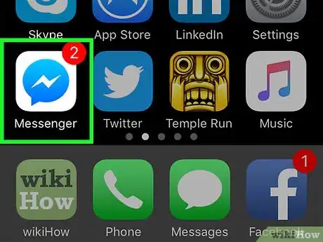 Imagen titulada Delete Messages on Facebook Mobile Step 1