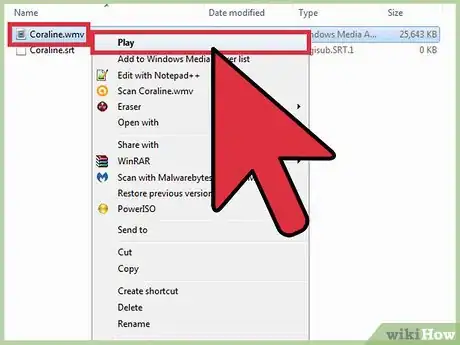 Imagen titulada Add Subtitles to Windows Media Player Step 3