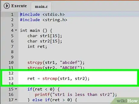 Imagen titulada Compare Two Strings in C Programming Step 1