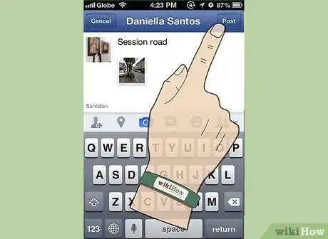 Imagen titulada Upload Photos to Facebook Using the Facebook for iPhone Application Step 5