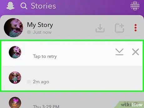 Imagen titulada Send Multiple Snaps on Snapchat Step 20