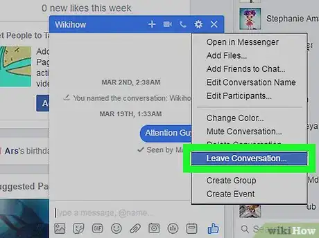Imagen titulada Leave a Group Chat on Facebook Messenger on a PC or Mac Step 5