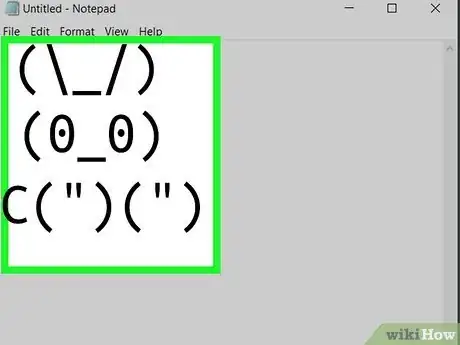 Imagen titulada Make a Bunny by Typing Characters on Your Keyboard Step 8