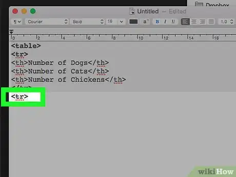 Imagen titulada Create a Table in HTML Step 7