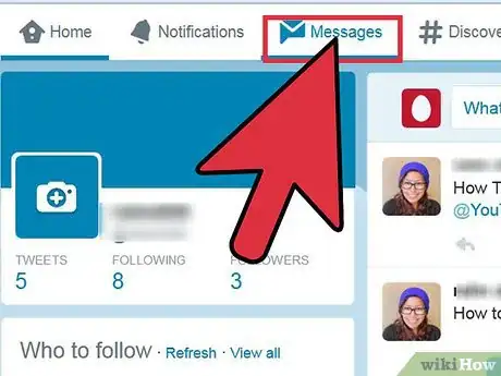 Imagen titulada Delete a Direct Message on Twitter Step 4