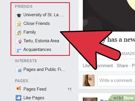 Imagen titulada Make Friends Lists on Facebook Step 2
