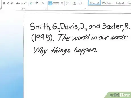 Imagen titulada Format APA Citations Step 9
