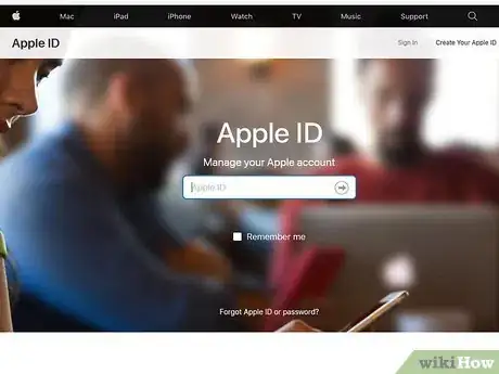 Imagen titulada Verify Apple ID Step 1
