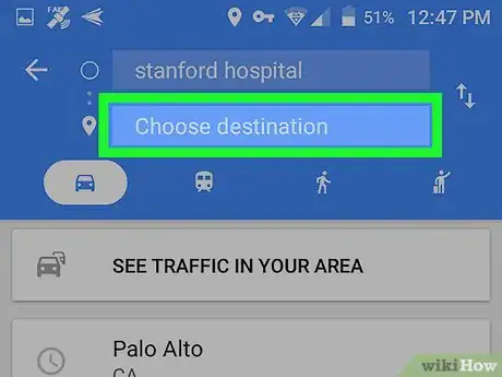Imagen titulada Change the Route on Google Maps on Android Step 5