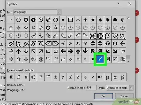 Imagen titulada Add a Check Mark to a Word Document Step 42
