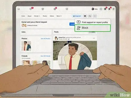 Imagen titulada Reveal a Fake Facebook Account Step 8