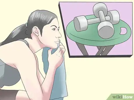 Imagen titulada Workout at Home Using Hand Weights Step 1