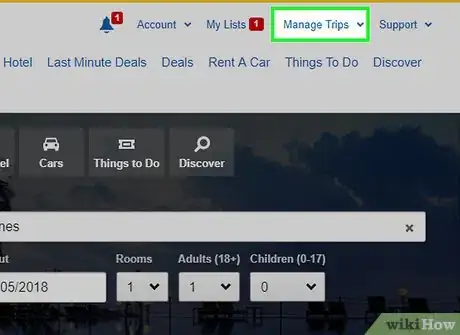 Imagen titulada Cancel a Hotel Reservation on Expedia Step 2