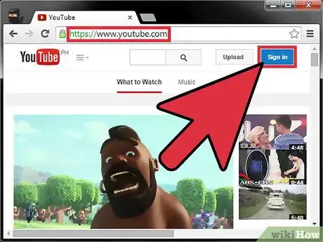 Imagen titulada Add Music to YouTube Videos Step 1
