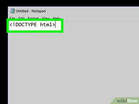 Imagen titulada Create a Simple CSS Stylesheet Using Notepad Step 2