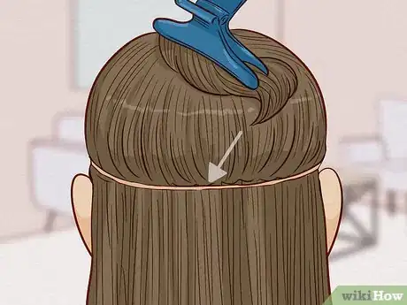 Imagen titulada Glue Hair Extensions Step 8