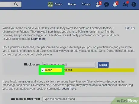 Imagen titulada Delete Followers on Facebook on PC or Mac Step 10