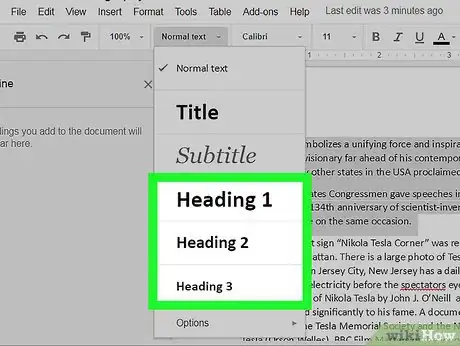 Imagen titulada Add an Outline to a Google Doc on PC or Mac Step 7
