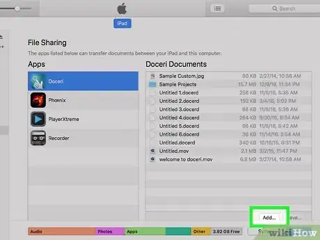 Imagen titulada Transfer Files to iPad from a Computer Step 6