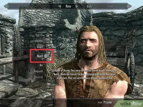 Imagen titulada Create the Right Character for You in Skyrim Step 1