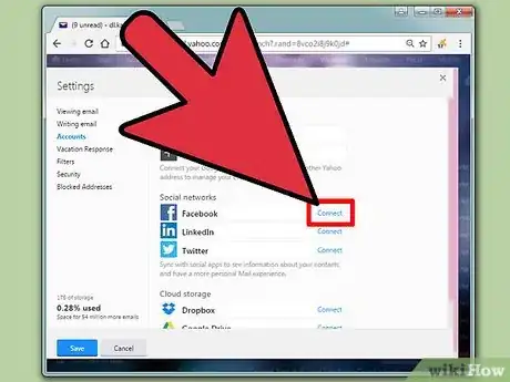 Imagen titulada Connect Yahoo Mail to Facebook Step 6