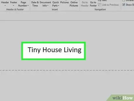 Imagen titulada Add a Header in Microsoft Word Step 8