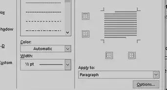 eliminar una línea horizontal en Microsoft Word