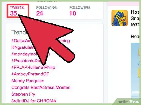 Imagen titulada Be Noticed by Your Idol on Twitter Step 12