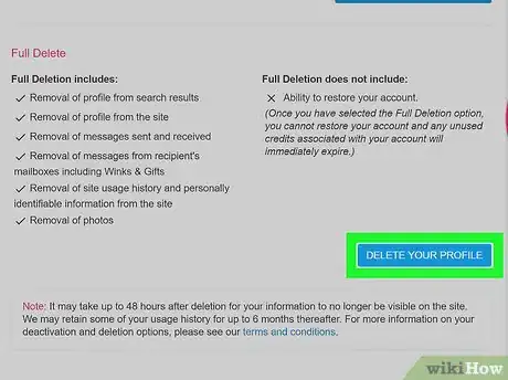 Imagen titulada Delete an Ashley Madison Profile Step 8
