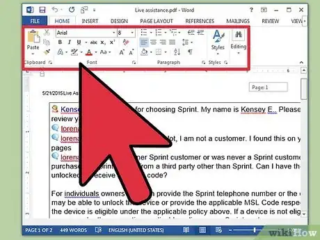 Imagen titulada Open PDF in Word Step 9