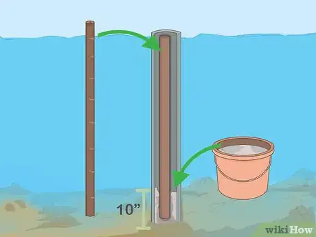 Imagen titulada Install Posts in the Water for a Dock or Pier Step 12