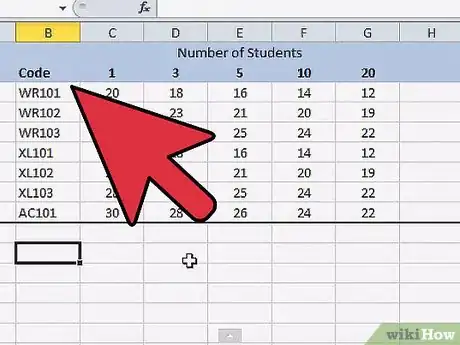 Imagen titulada Match Data in Excel Step 2