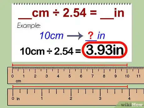 Imagen titulada Convert Centimeters to Inches Step 3