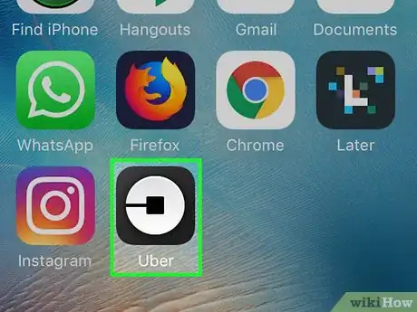 Imagen titulada Share Your Location on Uber Step 1