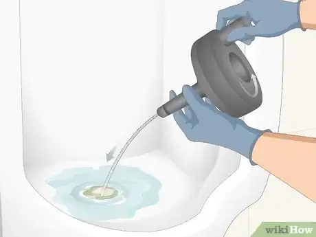 Imagen titulada Unclog a Urinal Step 9