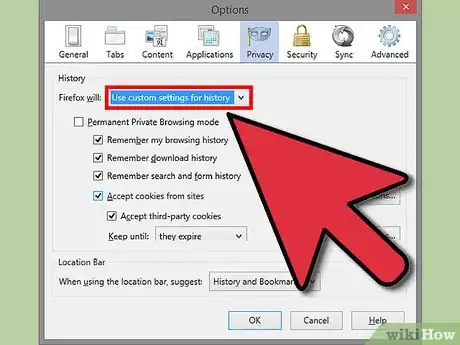Imagen titulada Enable Cookies in Firefox Step 6