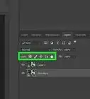 desbloquear capas en el Photoshop