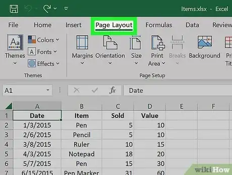 Imagen titulada Add Header Row in Excel Step 6