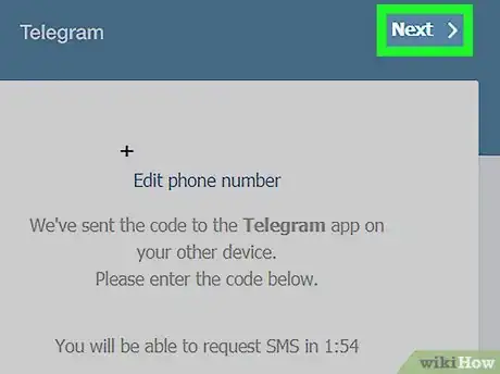 Imagen titulada Login on Telegram on PC or Mac Step 9