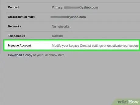 Imagen titulada Deactivate a Facebook Account Step 17