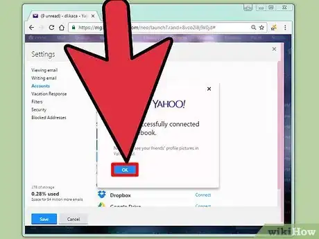 Imagen titulada Connect Yahoo Mail to Facebook Step 8