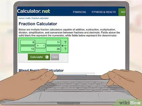 Imagen titulada Write Fractions on a Calculator Step 15