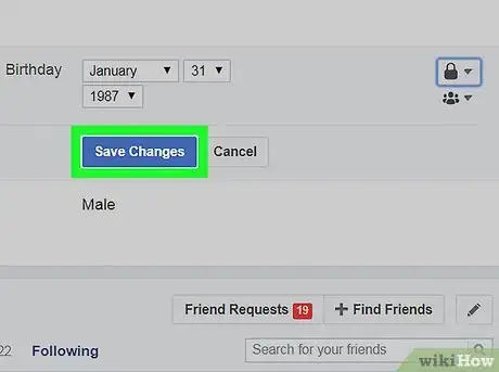 Imagen titulada Hide Your Birthday on Facebook Step 9